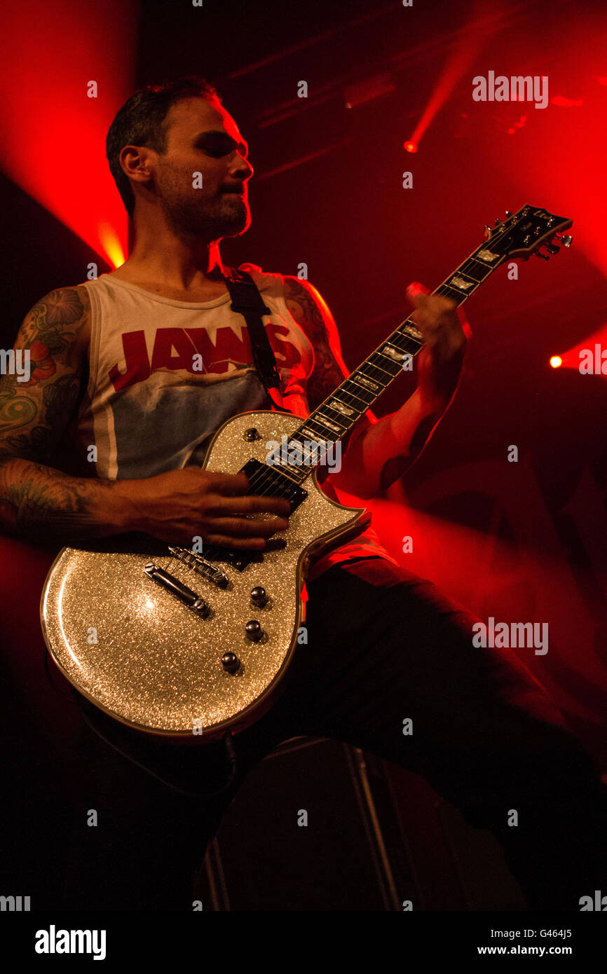 Milano,Italia xv di giugno 2016 Atreyu suona dal vivo all'Alcatraz, Milano. © Davide Merli / Alamy Live News Foto Stock