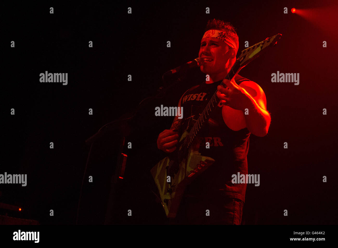 Milano,Italia xv di giugno 2016 Atreyu suona dal vivo all'Alcatraz, Milano. © Davide Merli / Alamy Live News Foto Stock