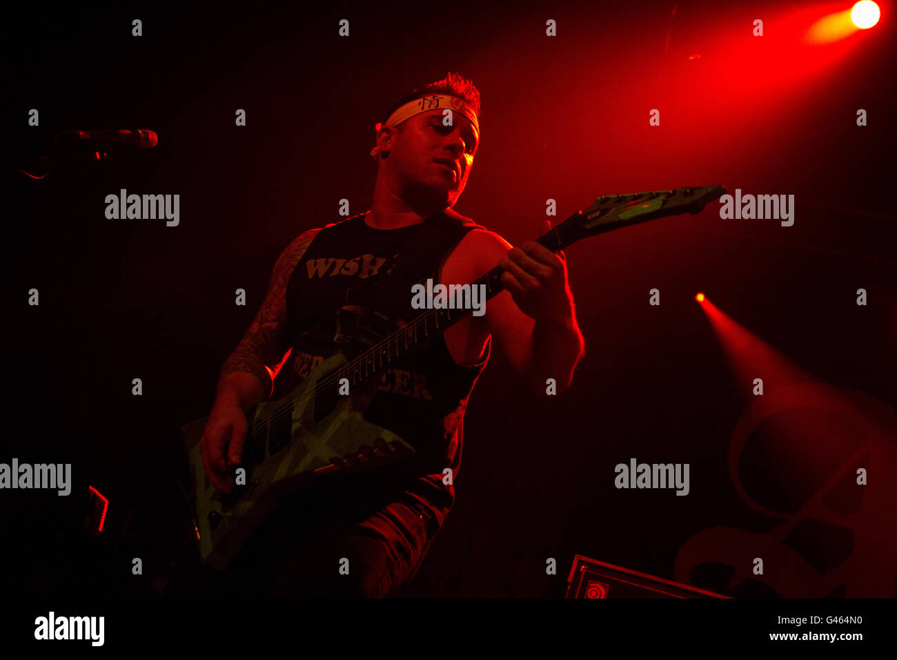 Milano,Italia xv di giugno 2016 Atreyu suona dal vivo all'Alcatraz, Milano. © Davide Merli / Alamy Live News Foto Stock