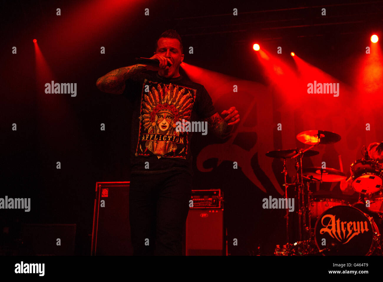 Milano,Italia xv di giugno 2016 Atreyu suona dal vivo all'Alcatraz, Milano. © Davide Merli / Alamy Live News Foto Stock