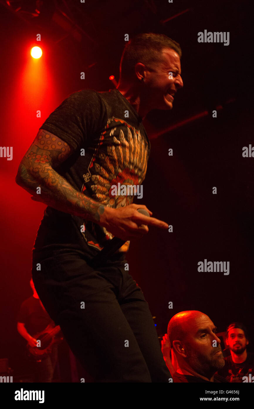 Milano,Italia xv di giugno 2016 Atreyu suona dal vivo all'Alcatraz, Milano. © Davide Merli / Alamy Live News Foto Stock