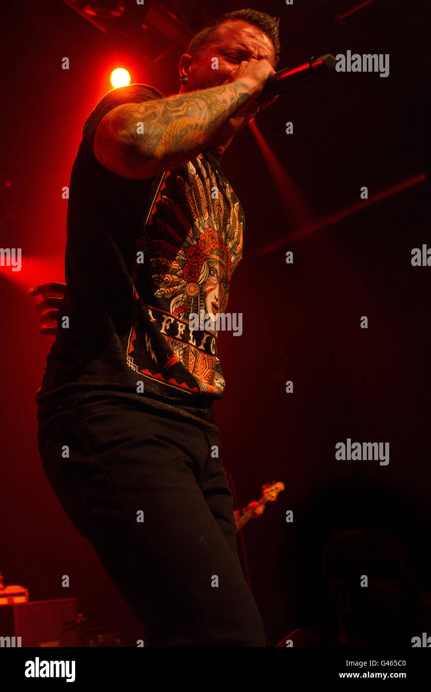Milano,Italia xv di giugno 2016 Atreyu suona dal vivo all'Alcatraz, Milano. © Davide Merli / Alamy Live News Foto Stock
