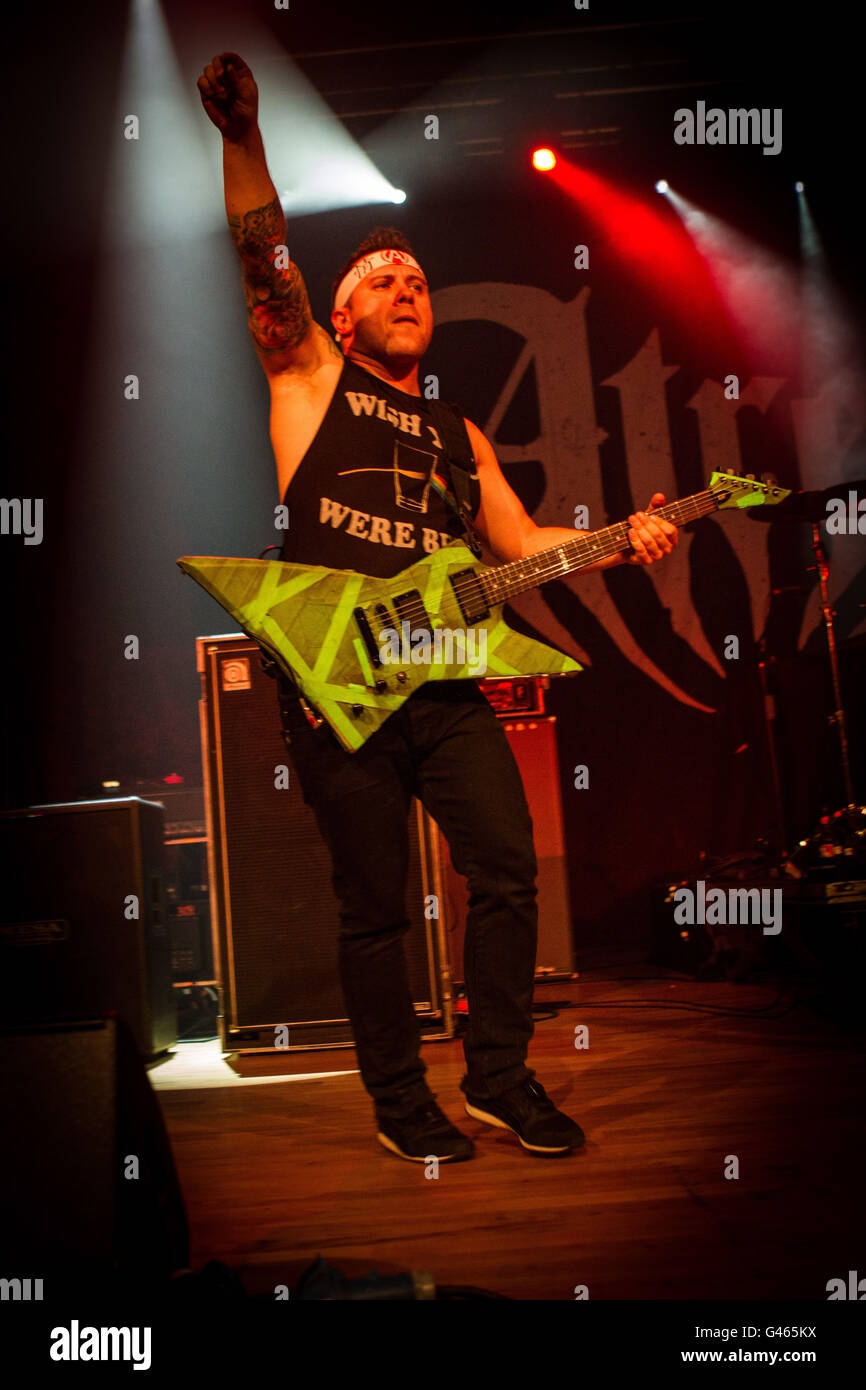 Milano,Italia xv di giugno 2016 Atreyu suona dal vivo all'Alcatraz, Milano. © Davide Merli / Alamy Live News Foto Stock