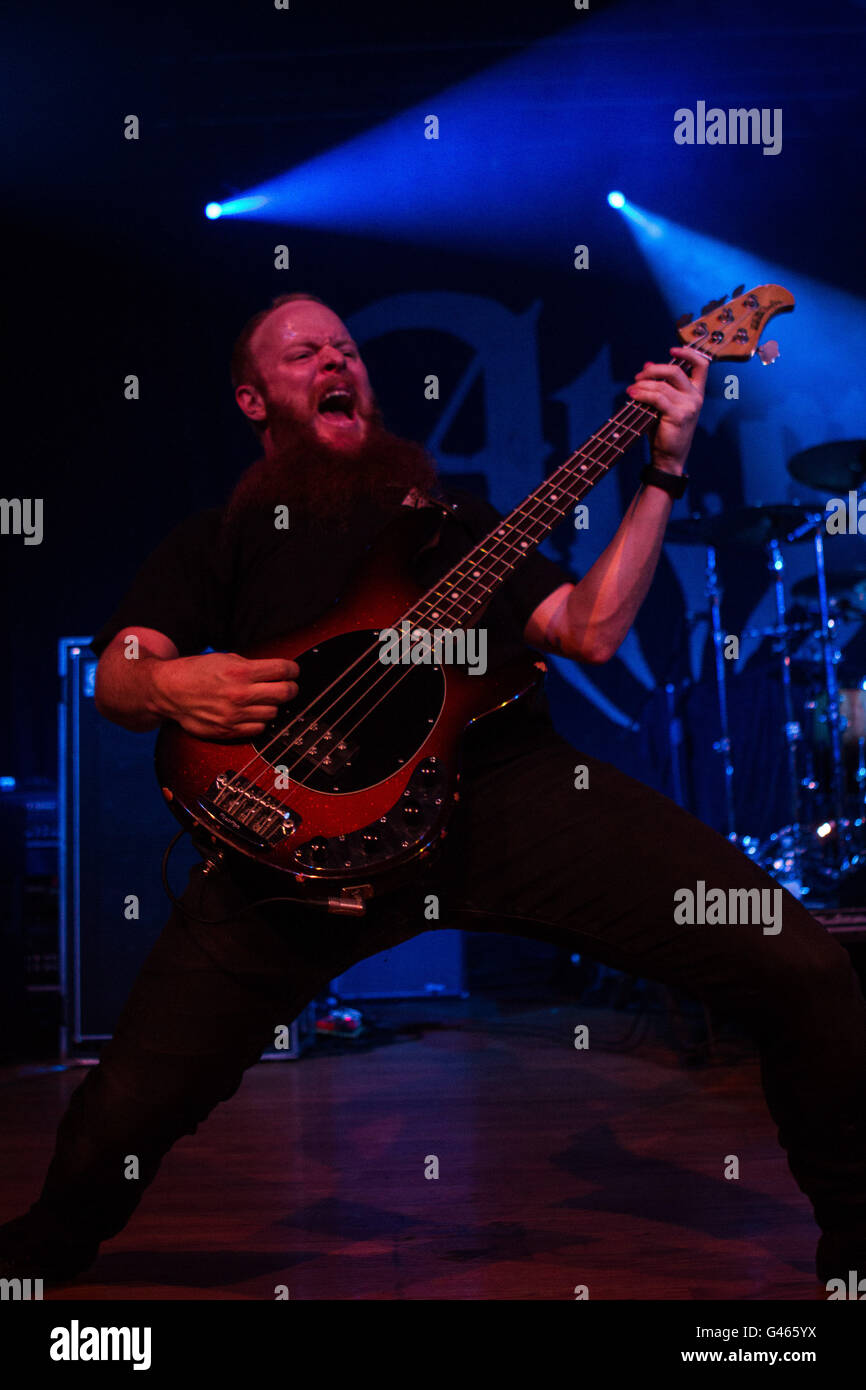 Milano,Italia xv di giugno 2016 Atreyu suona dal vivo all'Alcatraz, Milano. © Davide Merli / Alamy Live News Foto Stock