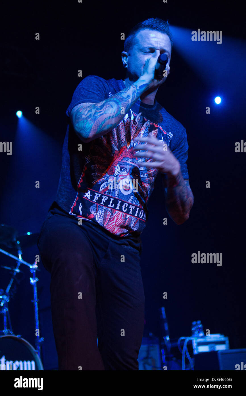 Milano,Italia xv di giugno 2016 Atreyu suona dal vivo all'Alcatraz, Milano. © Davide Merli / Alamy Live News Foto Stock