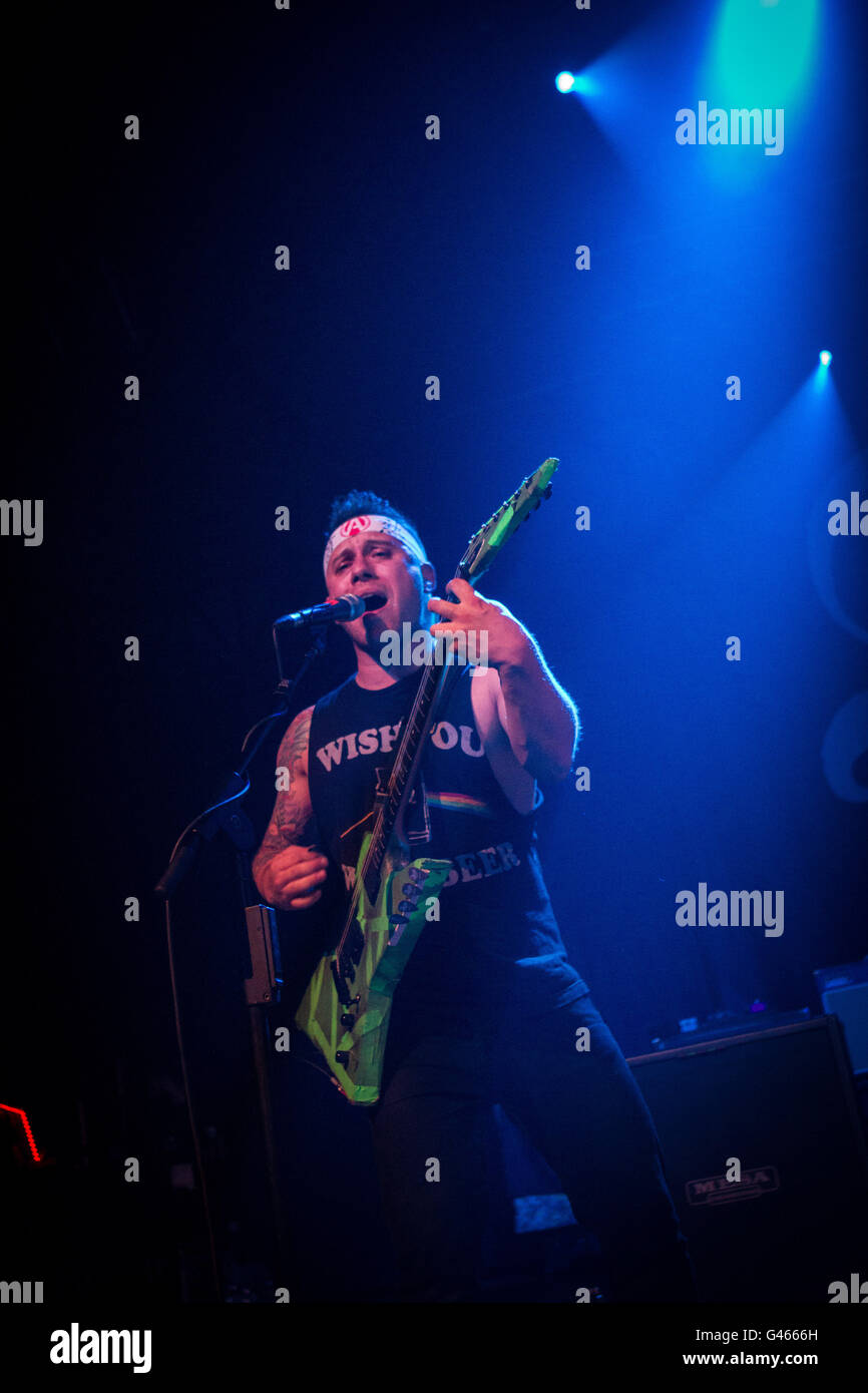 Milano,Italia xv di giugno 2016 Atreyu suona dal vivo all'Alcatraz, Milano. © Davide Merli / Alamy Live News Foto Stock