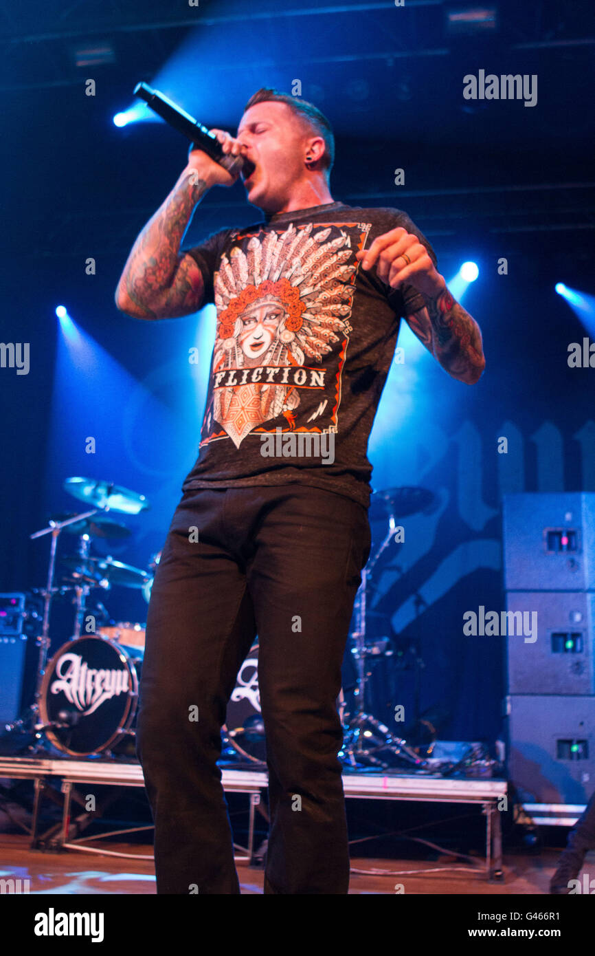 Milano,Italia xv di giugno 2016 Atreyu suona dal vivo all'Alcatraz, Milano. © Davide Merli / Alamy Live News Foto Stock