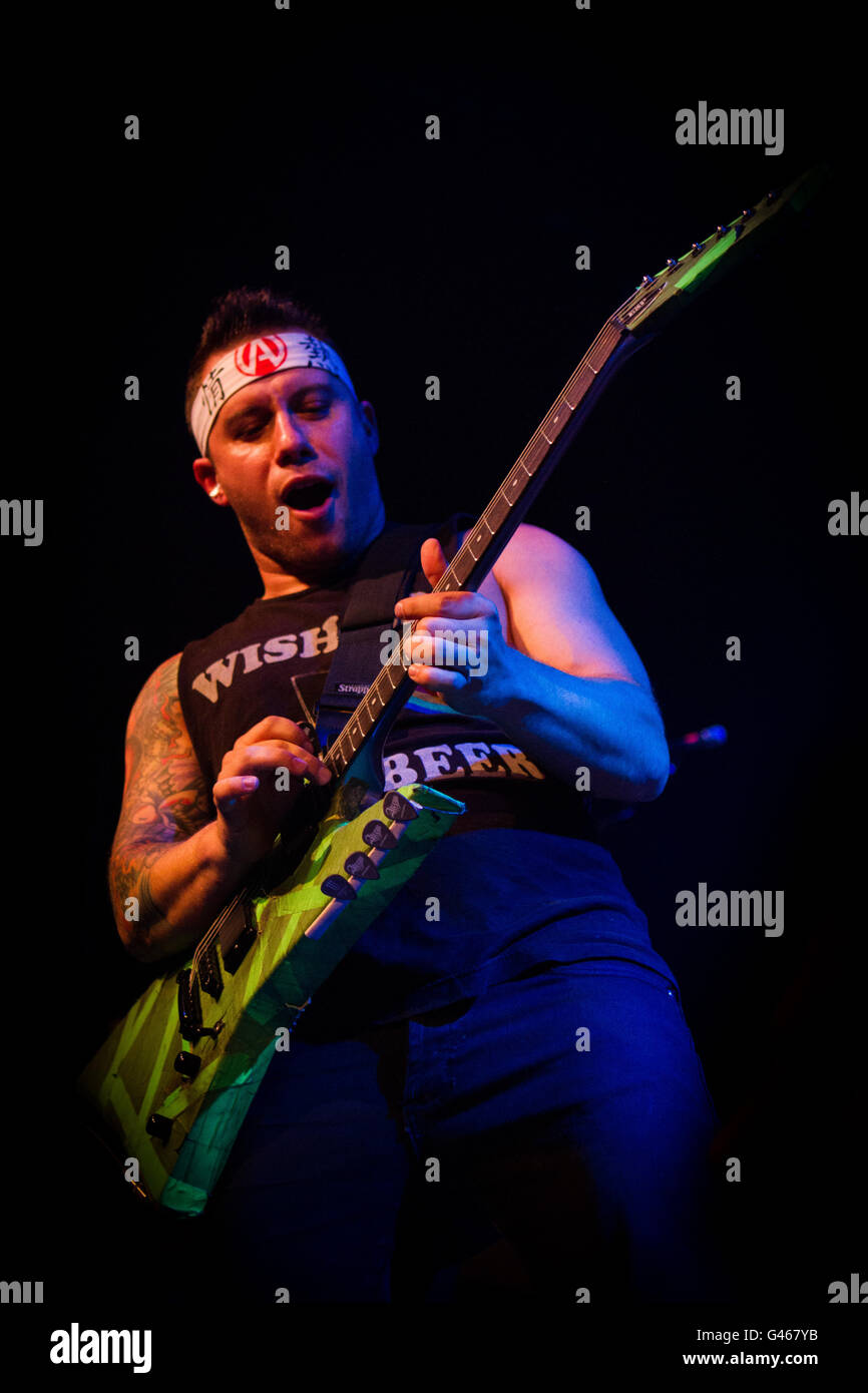 Milano,Italia xv di giugno 2016 Atreyu suona dal vivo all'Alcatraz, Milano. © Davide Merli / Alamy Live News Foto Stock
