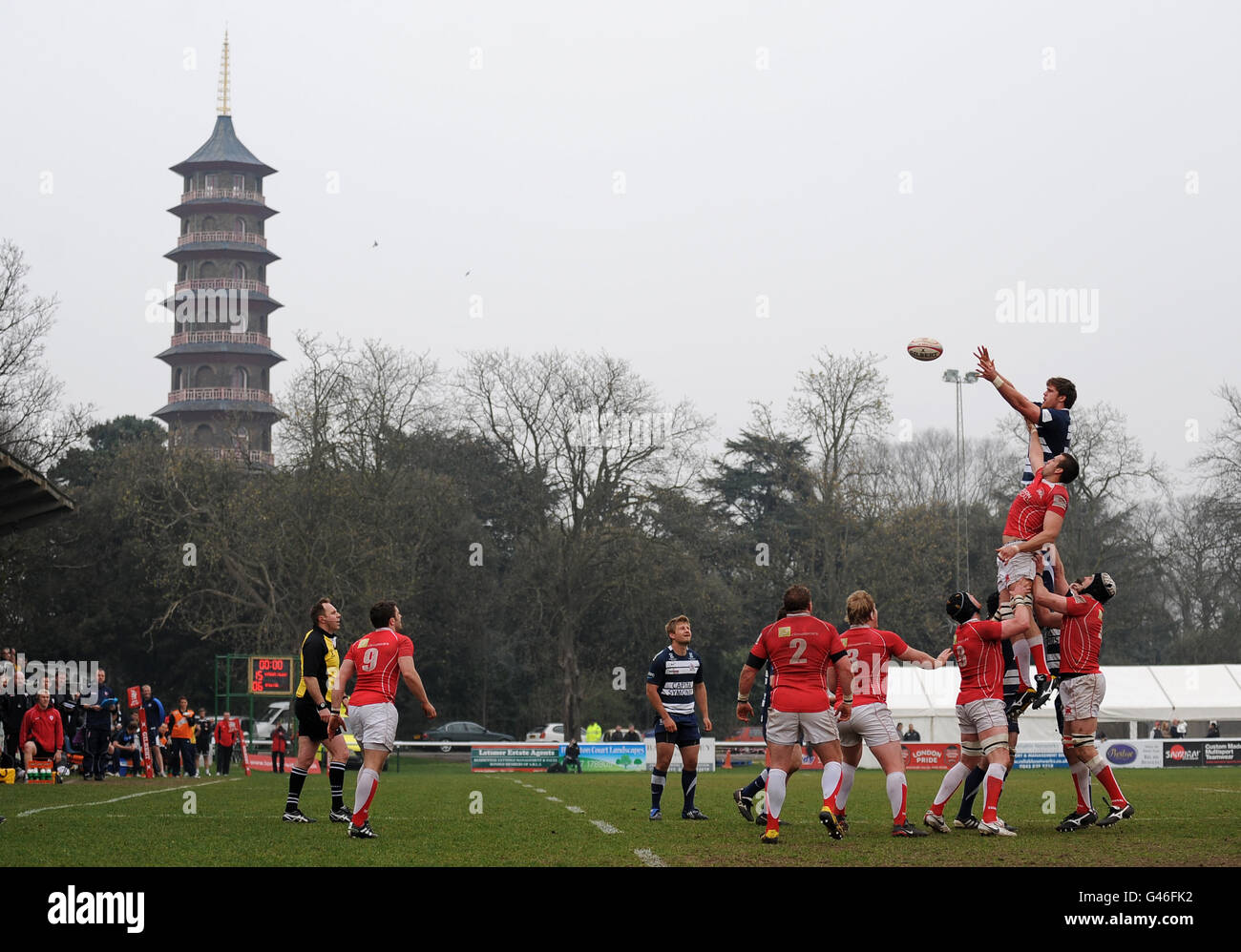 Rugby Union - Il Campionato - London Welsh v Bristol - La Old Deer Park Foto Stock