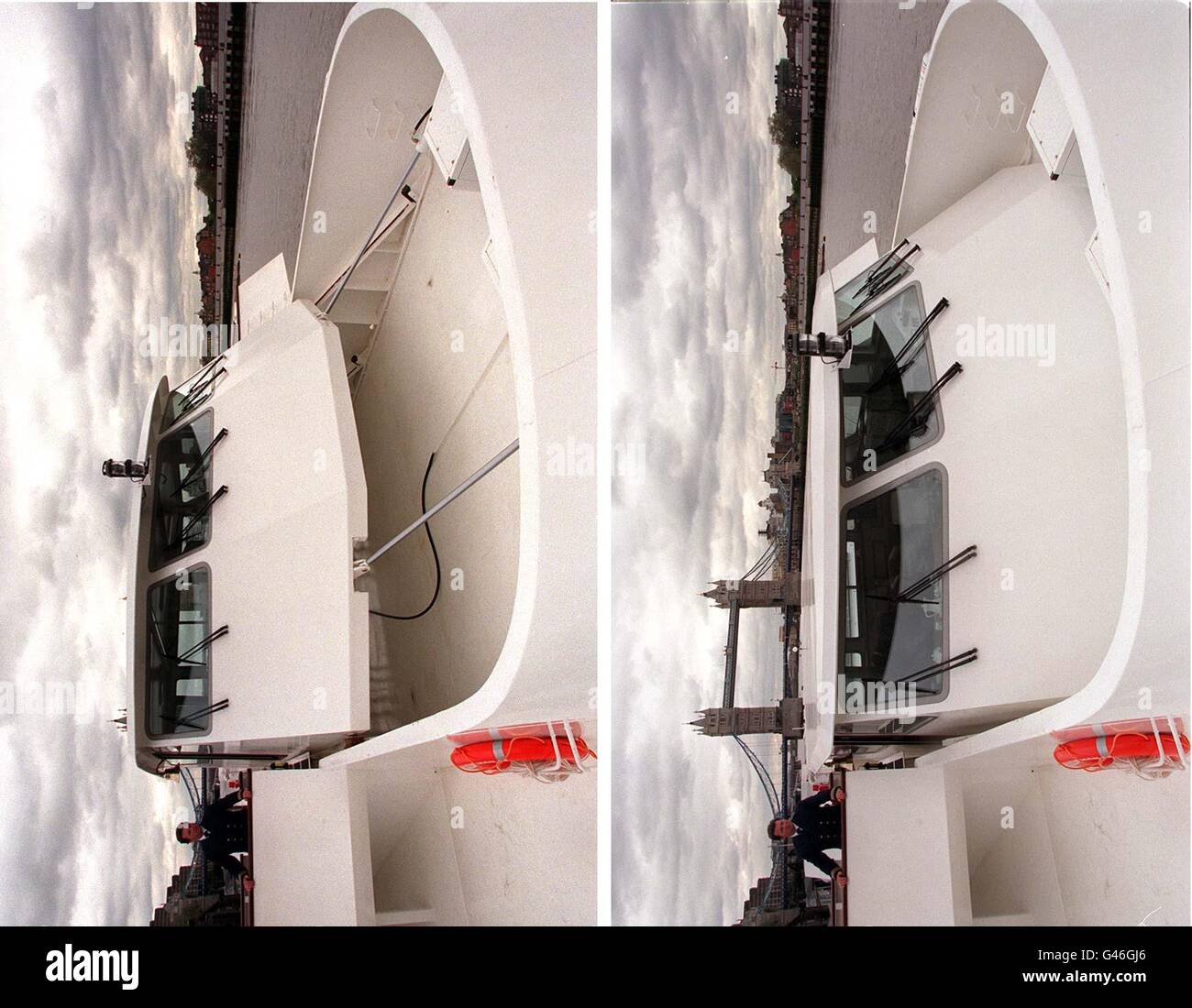 Argento ponte di storione Foto Stock