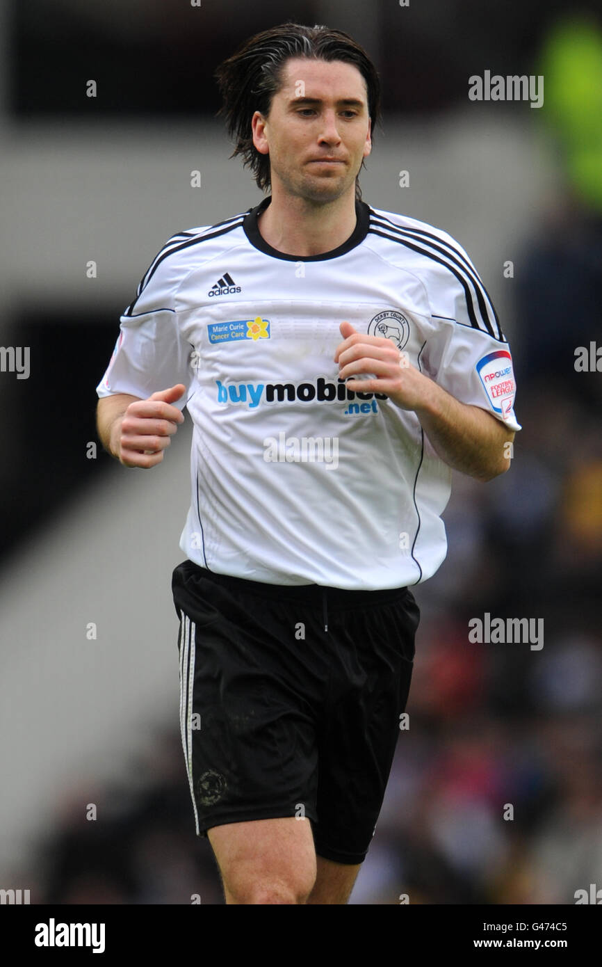 Calcio - Npower Football League Championship - Derby County / Swansea City - Pride Park. Shaun Barker, Derby County Foto Stock