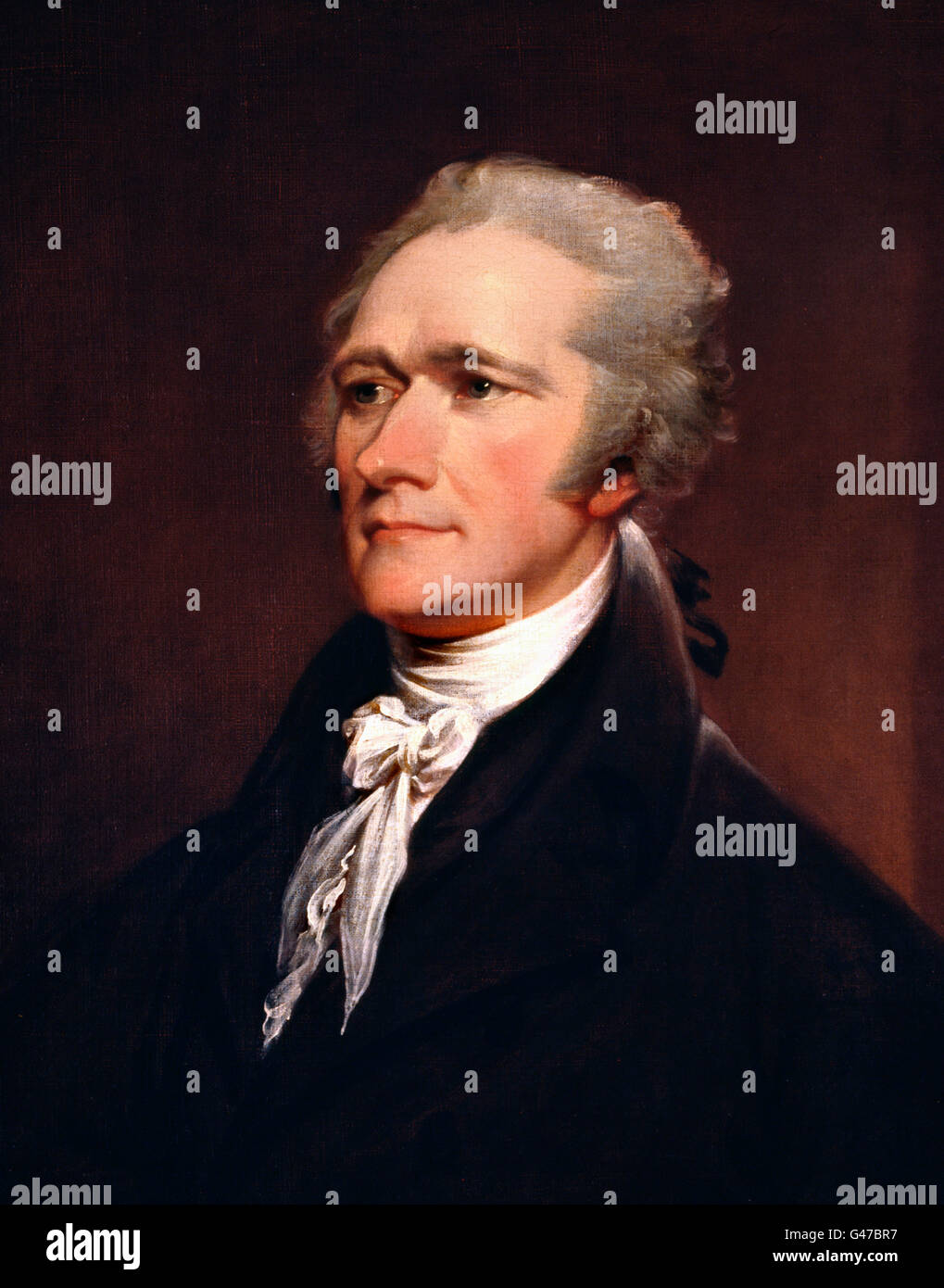 Alexander Hamilton (1755-1804). Ritratto di John Trumbull, olio su tela, 1806 Foto Stock