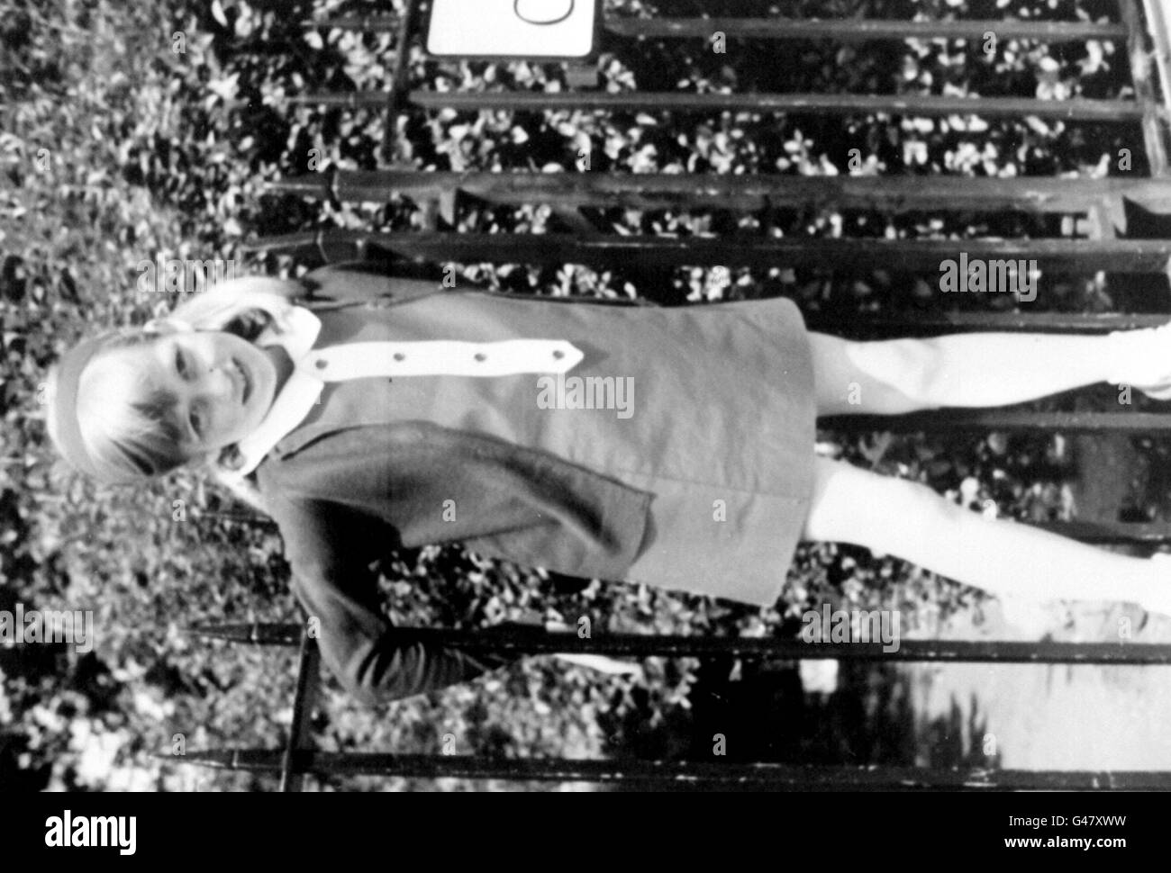 Library filer Ref 196834-3, di Diana, Principessa del Galles, nel 1968. Questa mattina (domenica) è stato riferito che la principessa è stata uccisa in un incidente d'auto a Parigi. PA. **disponibile solo b./w** Foto Stock