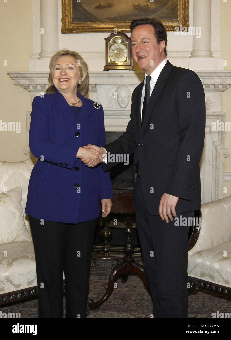 Libia conflitto - conferenza di Londra Foto Stock