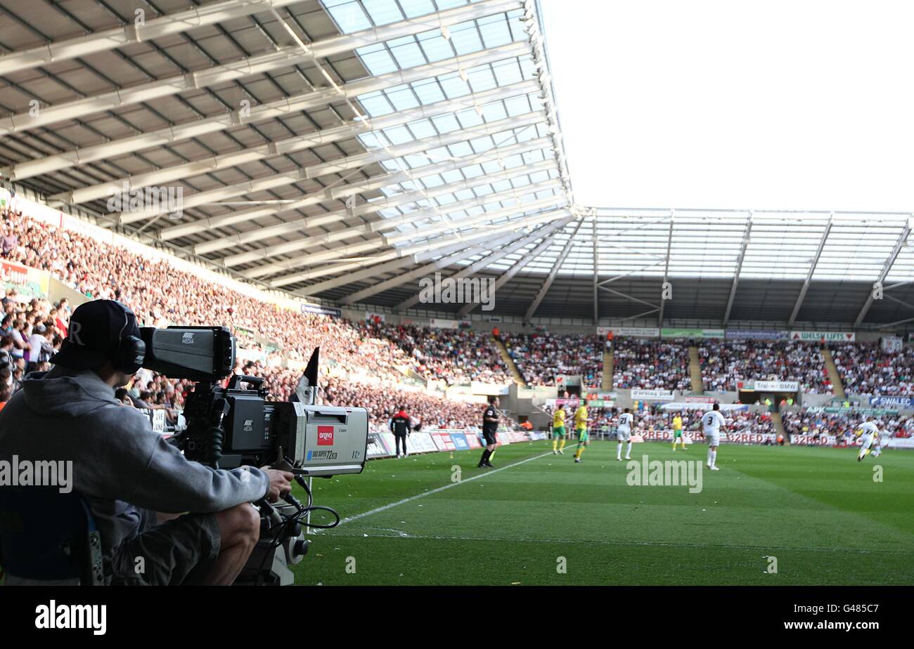 Calcio - npower Football League Championship - Swansea City v Norwich City - Liberty Stadium Foto Stock