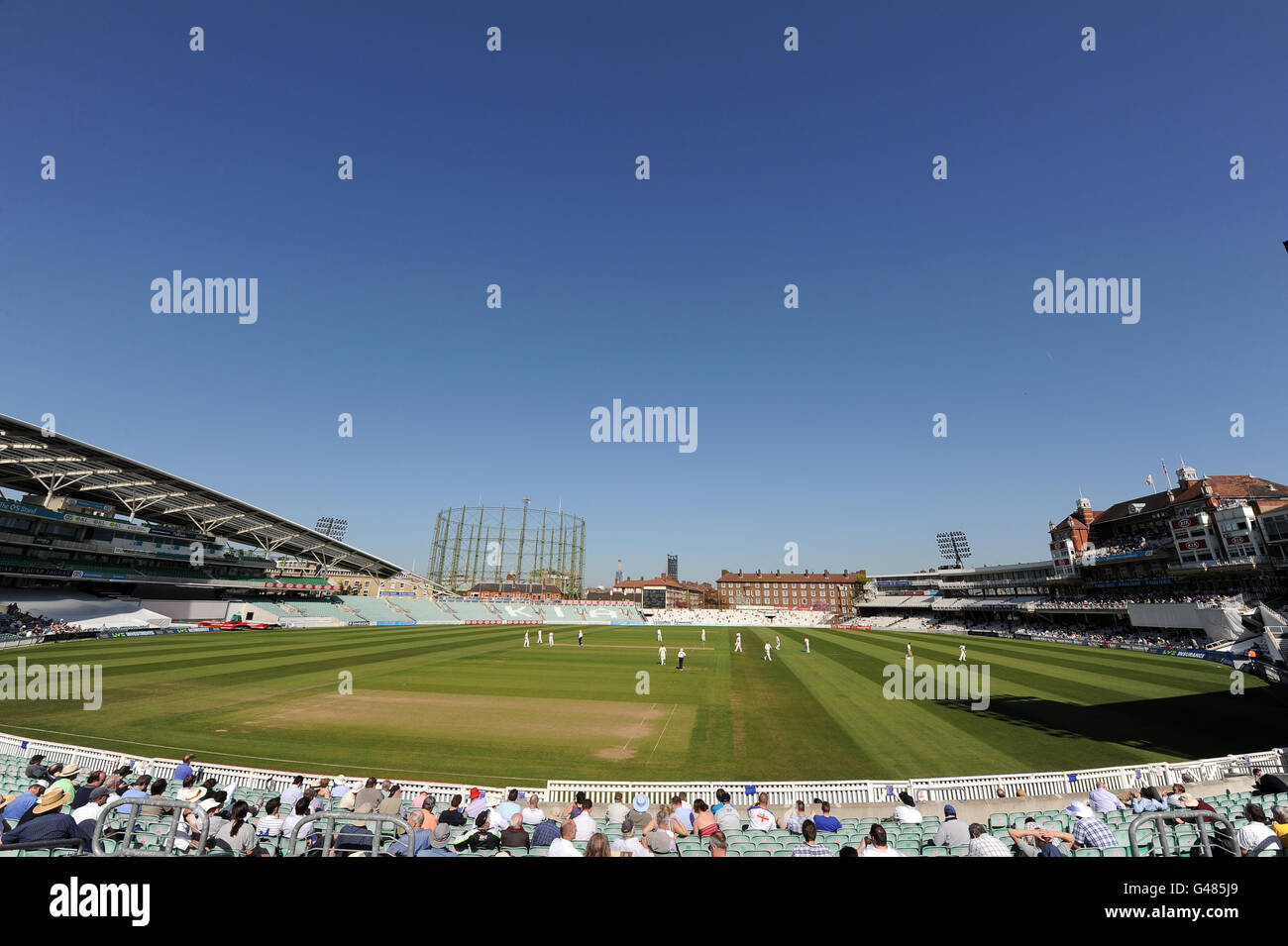 Una vista generale del Kia Oval, casa del Surrey County Cricket Club Foto Stock