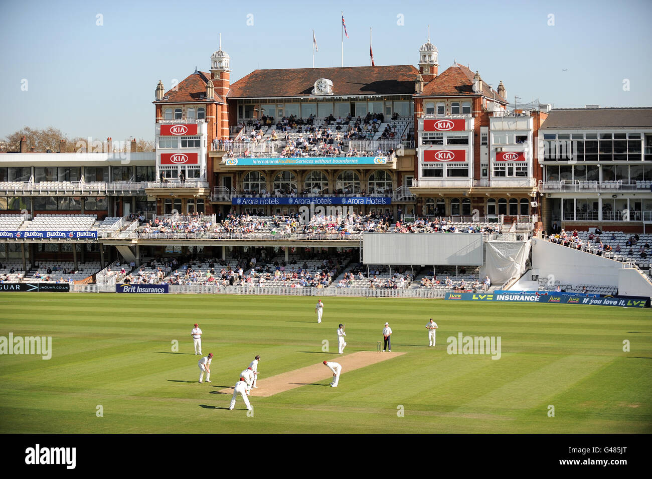 Una vista generale del Kia Oval, casa del Surrey County Cricket Club Foto Stock