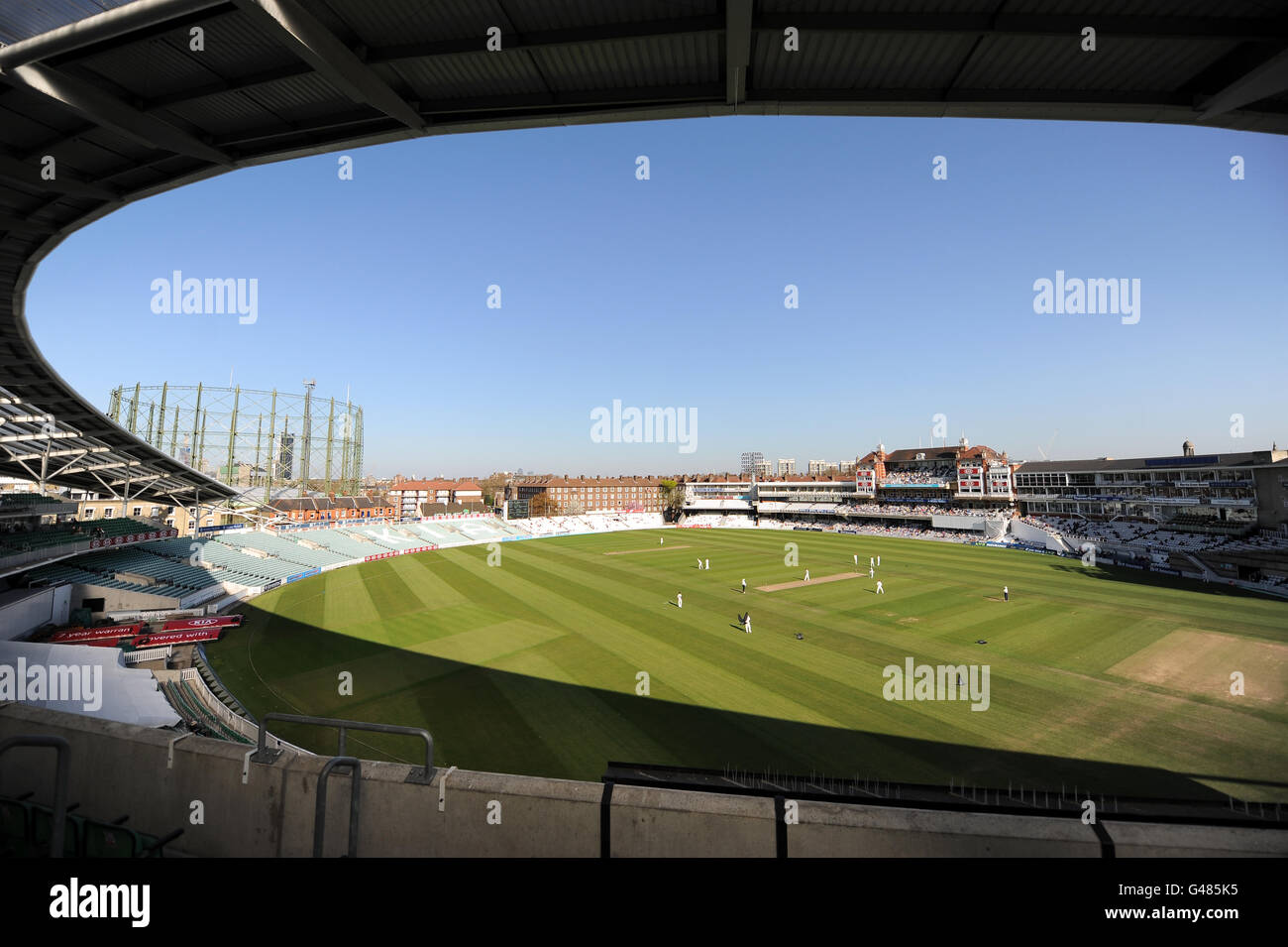 Una vista generale del Kia Oval, casa del Surrey County Cricket Club Foto Stock