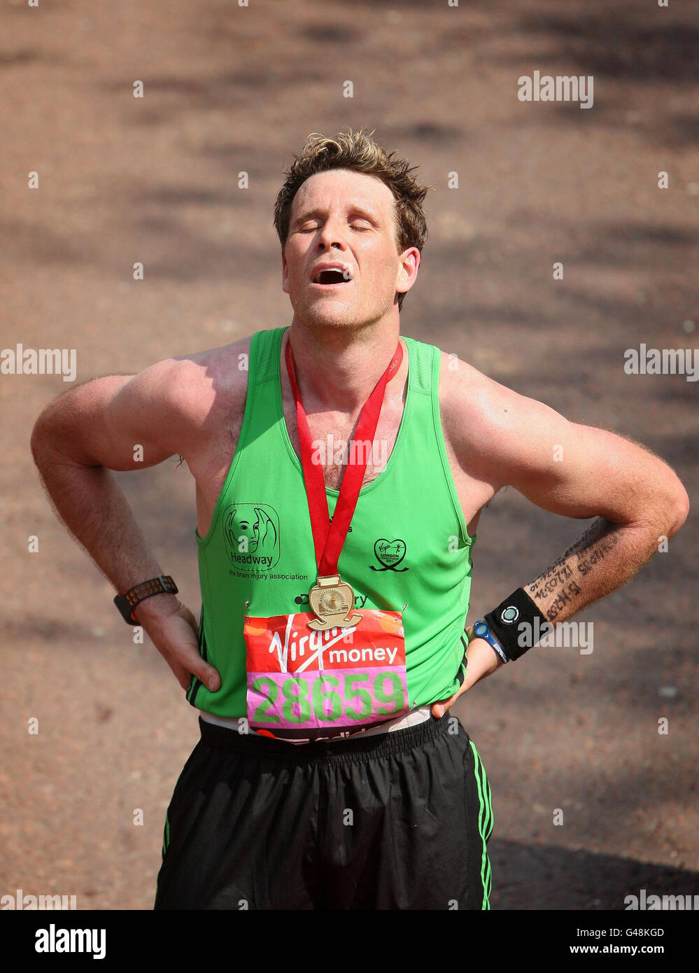 Atletica - 31 VIRGIN LONDON MARATHON Foto Stock