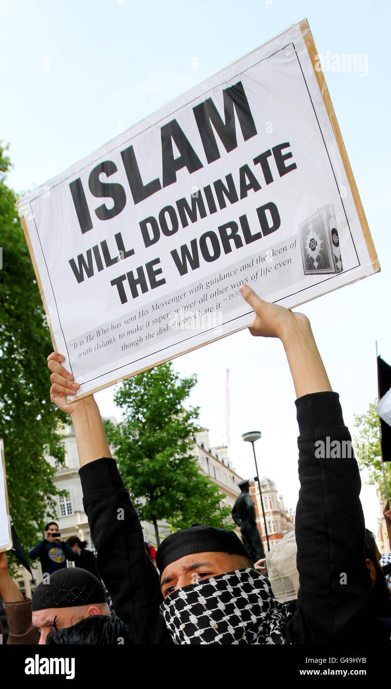 Osama Bin Laden morte Foto Stock