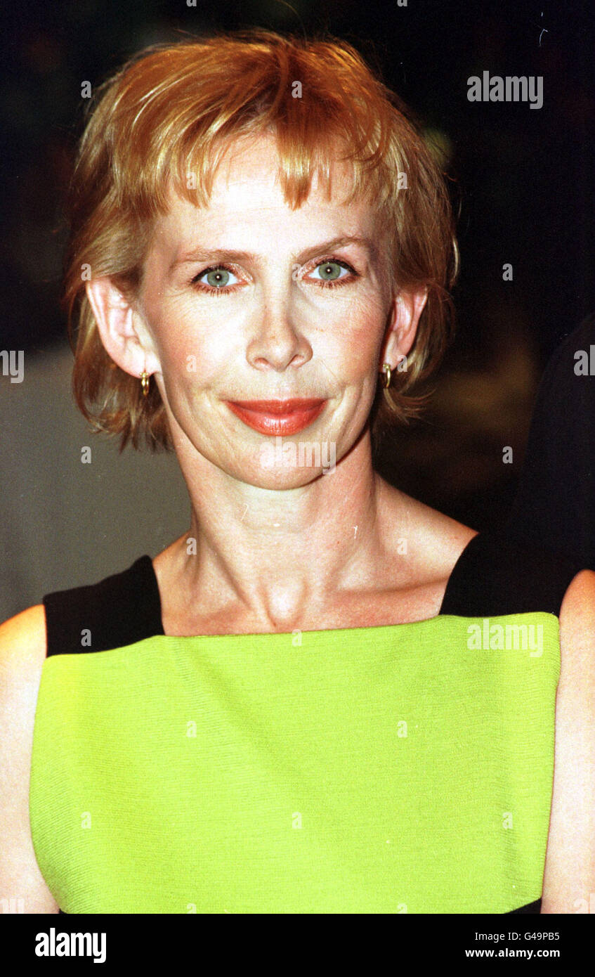 PA NEWS FOTO 18/9/97 Trudie Styler moglie del cantante Sting Foto Stock