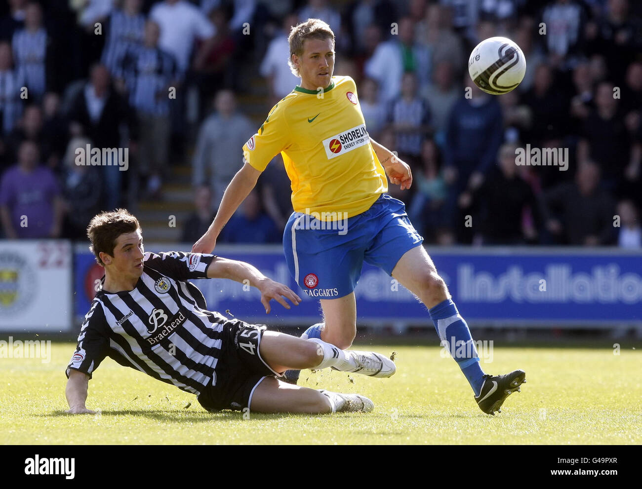 Calcio - Clydesdale Bank Premier League Scozzese - St Mirren V Accademico Hamilton - St Mirren Park Foto Stock