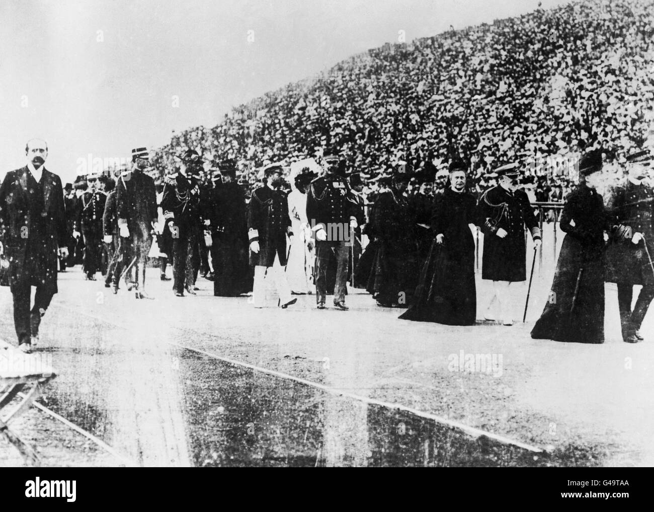 Atene Interim Giochi Olimpici 1906 - Cerimonia di Apertura Foto Stock