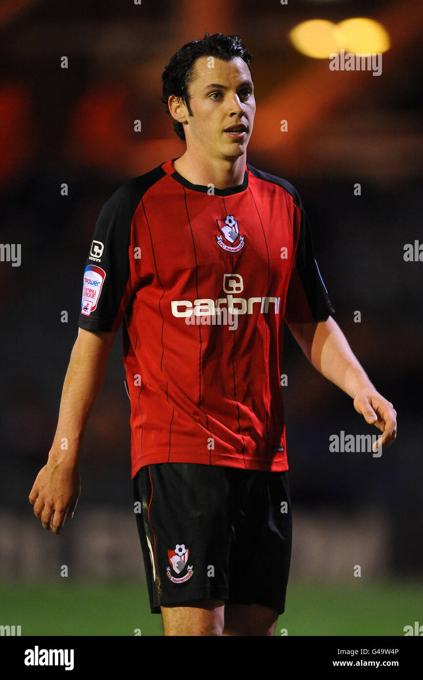 Calcio - npower Football League 1 - Peterborough United contro AFC Bournemouth - London Road. Adam Smith, AFC Bournemouth Foto Stock