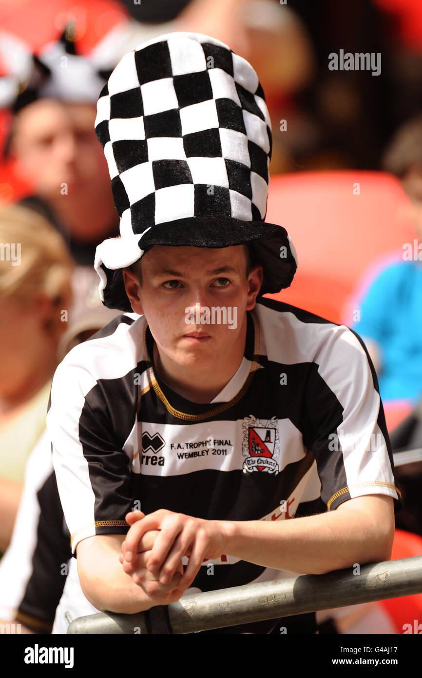 Calcio FA Carlsberg Trophy finale Darlington v Mansfield Town Wembley Stadium Foto stock Alamy