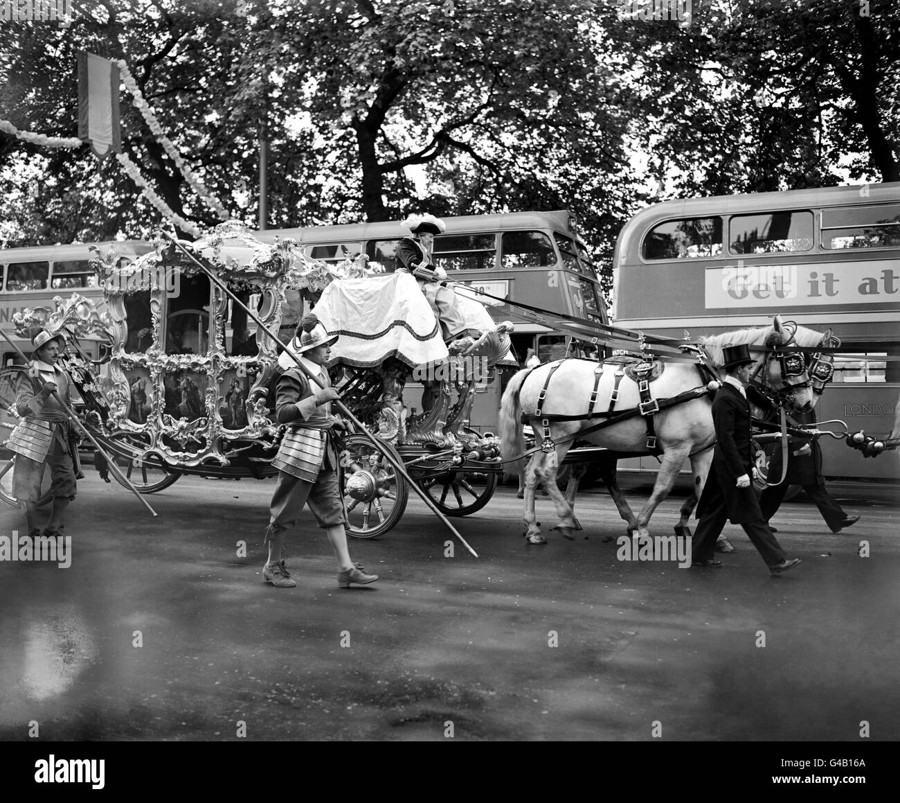 Royalty - incoronazione della Regina Elisabetta II - Londra Foto Stock