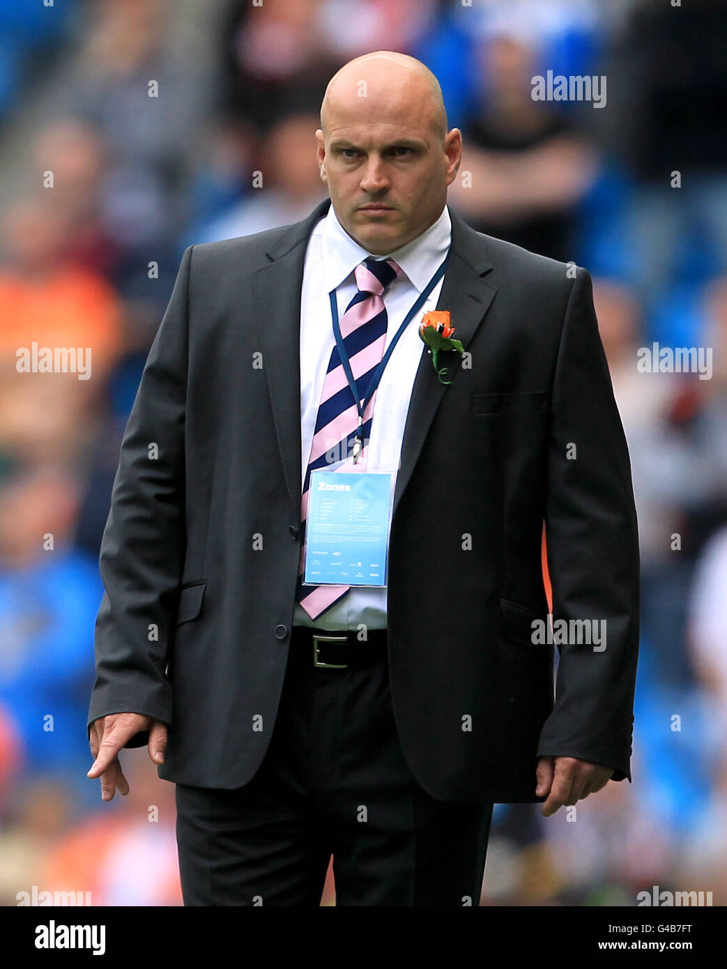 Calcio - Blue Square Premier League - Gioca alla finale - AFC Wimbledon v Luton Town - City of Manchester Stadium. Gary Brabin, responsabile della città di Luton Foto Stock