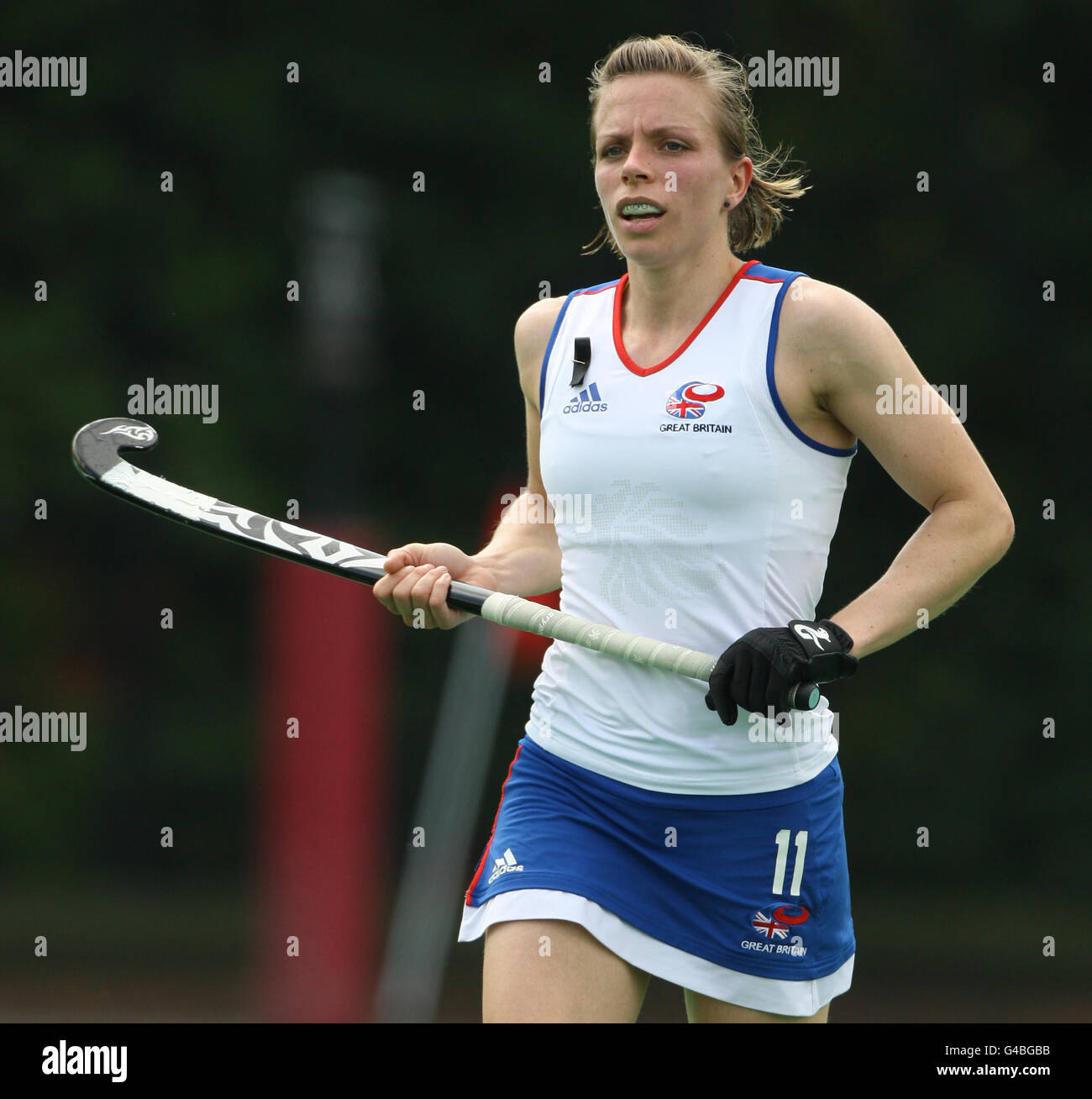 Hockey - Partita di allenamento - Gran Bretagna / Giappone - Abbazia di Bisham. Il capitano della Gran Bretagna Kate Walsh durante la partita amichevole a Bisham Abbey, Marlow. Foto Stock