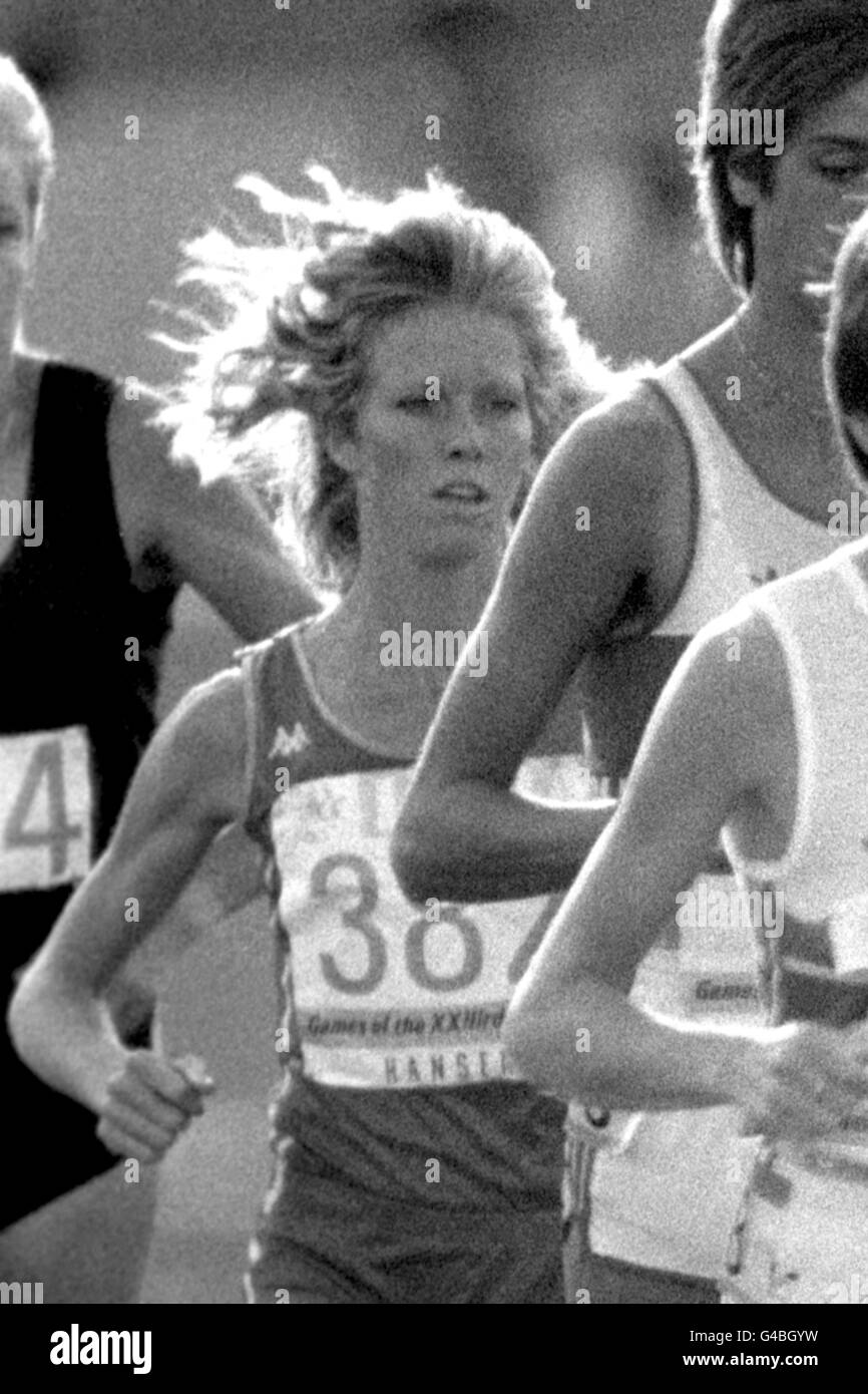 Atletica - 1984 Los Angeles Giochi olimpici - Donne 3000m Final Foto Stock