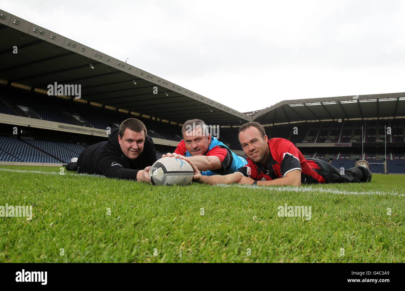 Rugby Union - Scozia 7s Photocall - Murrayfield Foto Stock