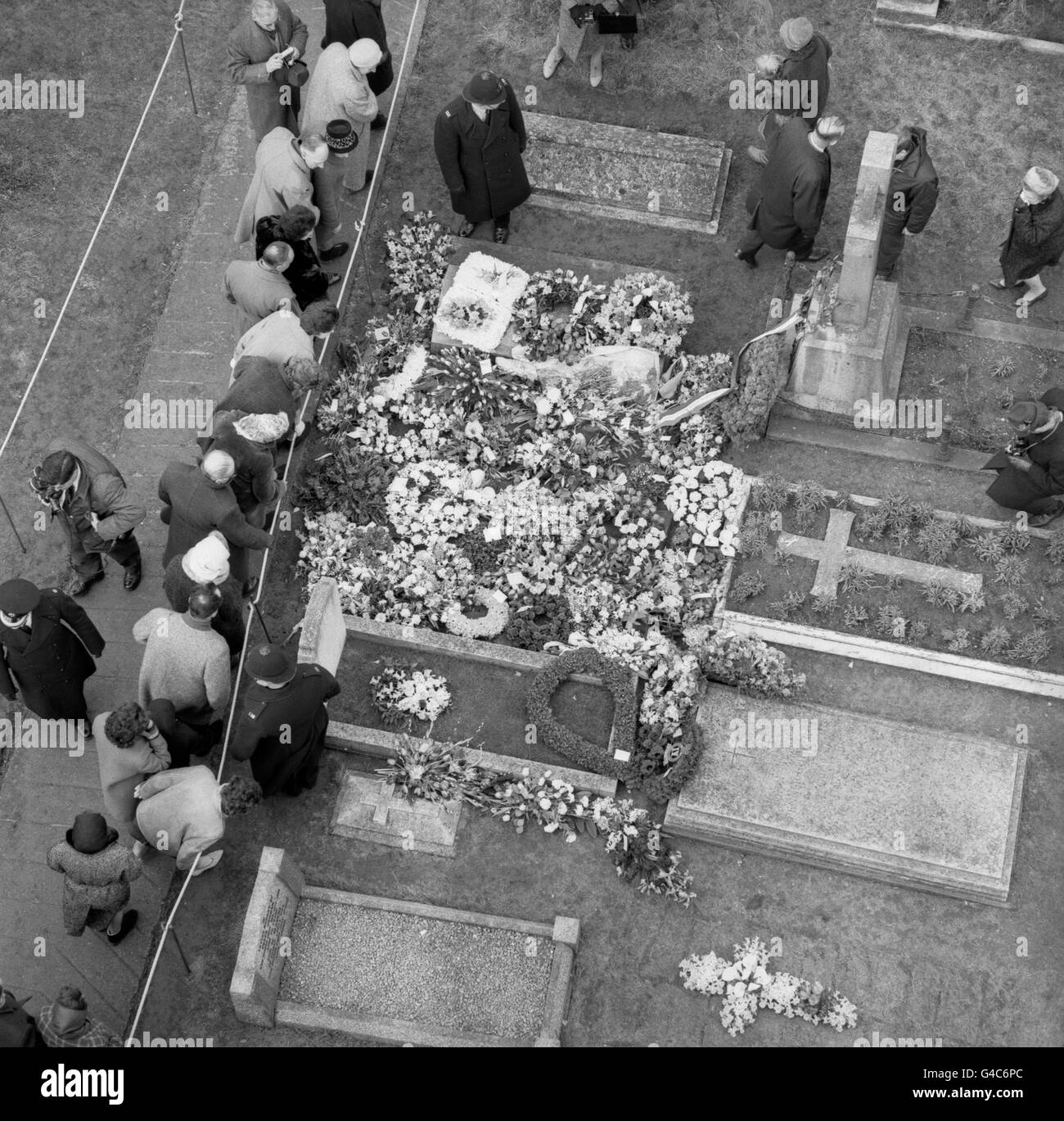 Politica - funerali di stato di Sir Winston Churchill - Londra Foto Stock