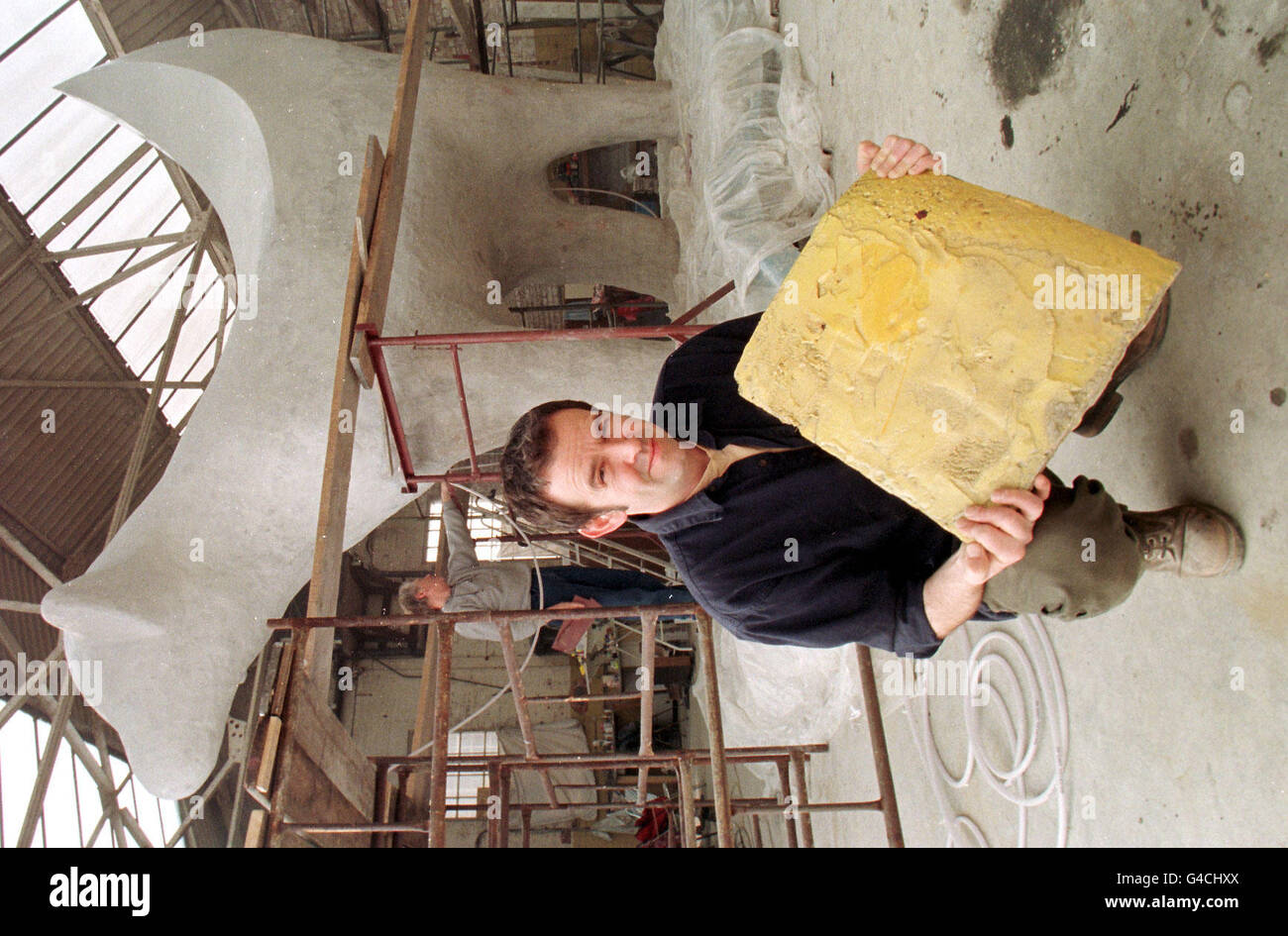 Arti/Agnello statua Banana 2 Foto Stock