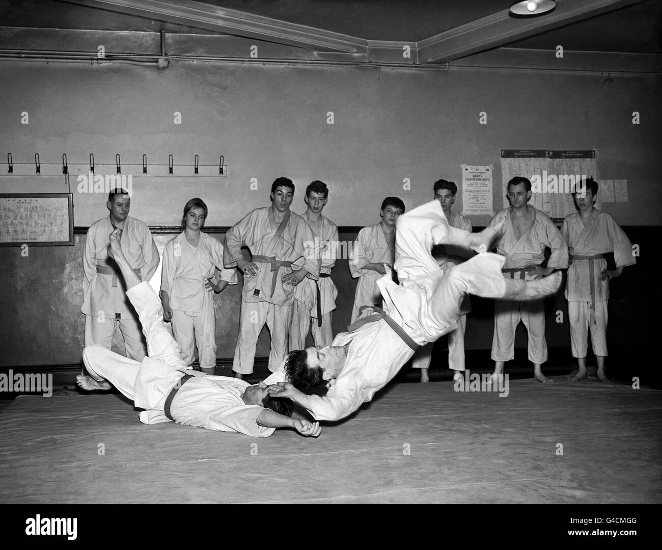 Il judo - Classi - Camden Town Institute di Londra Foto Stock