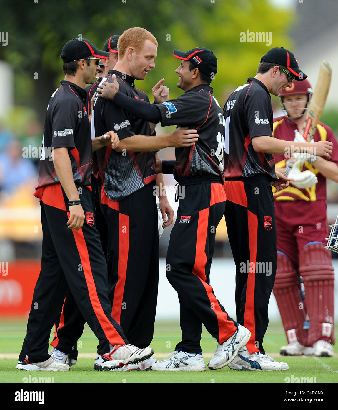 Cricket - Amici la vita venti20 - Gruppo del Nord - Leicestershire Volpi v Northamptonshire Steelbacks - Grace Road Foto Stock