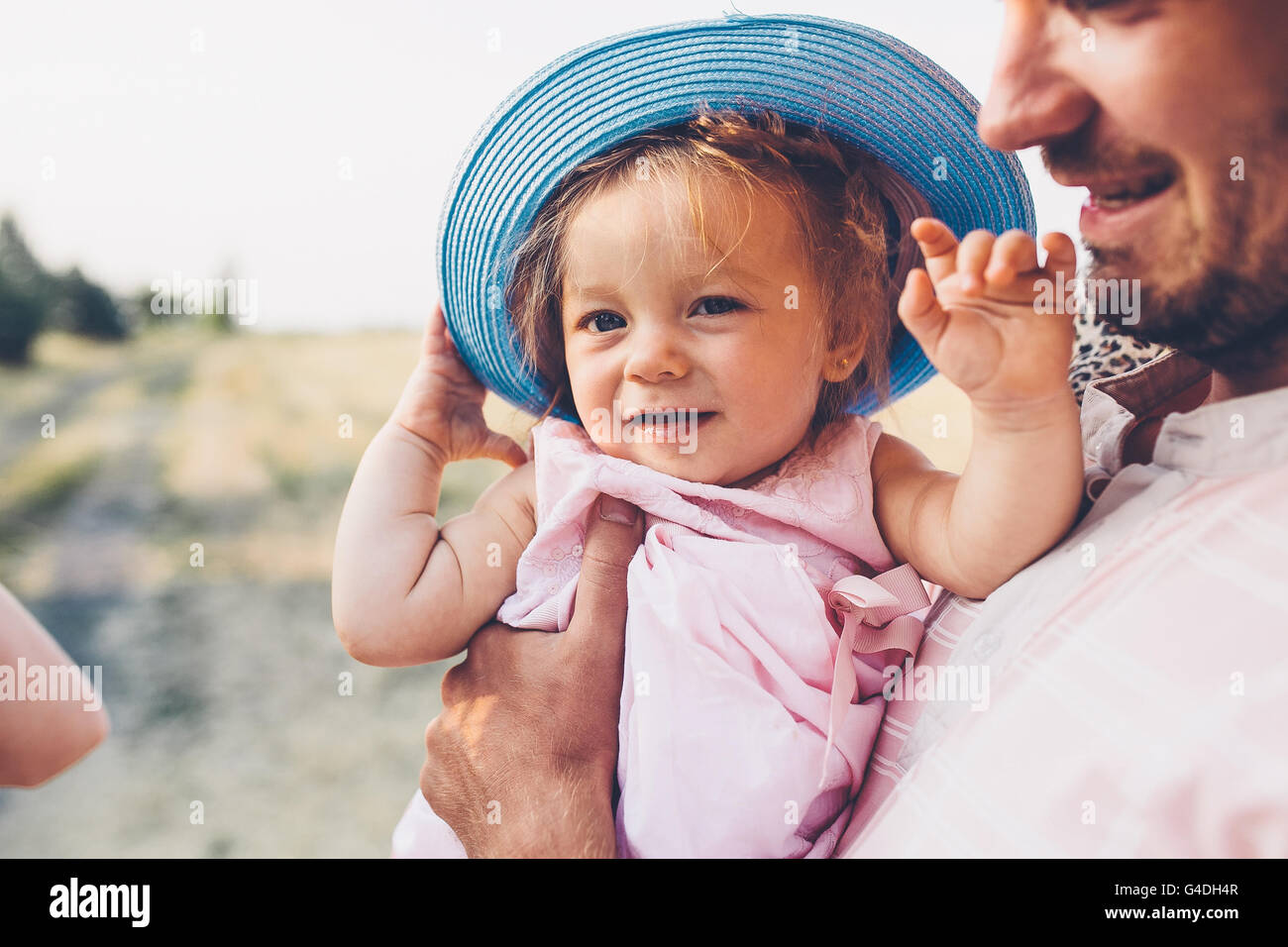 Padre e figlia Foto Stock