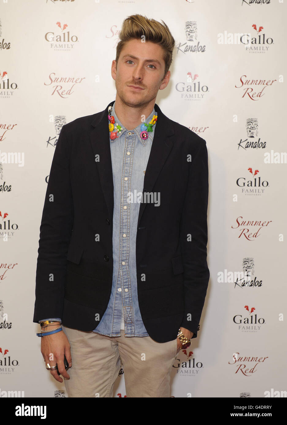 Kanaloa e Gallo Summer Party - Londra. Henry Holland partecipa al Kanaloa e al Gallo Summer Red Party, sull'Hamilton Place a Mayfair, nel centro di Londra. Foto Stock