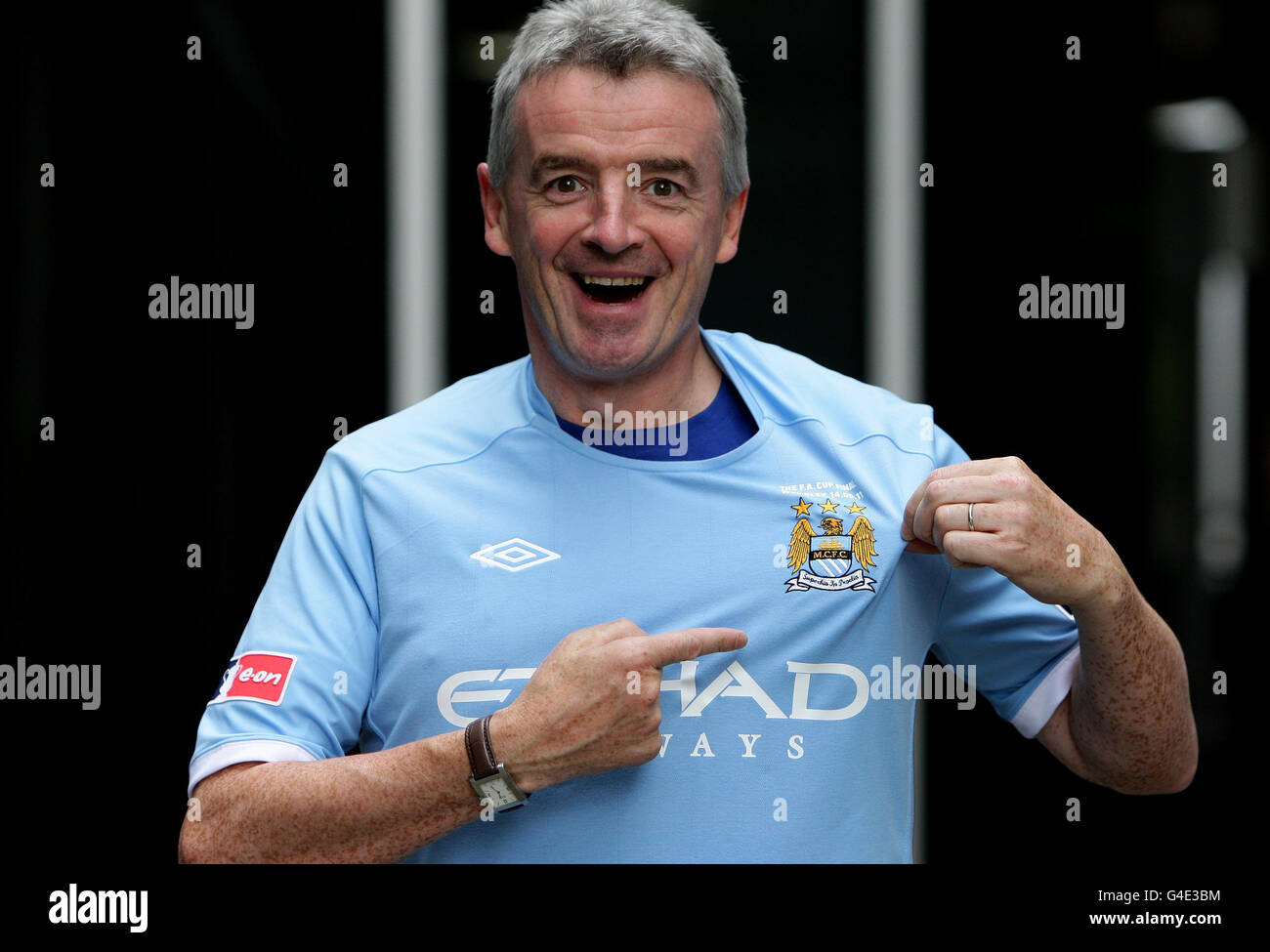 Annuncio di Ryanair Foto Stock