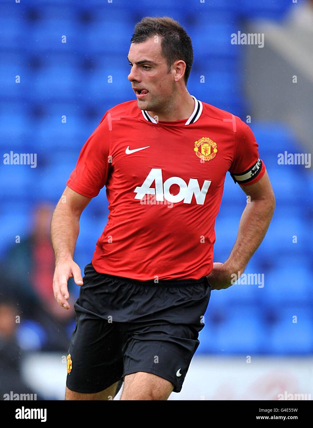 Calcio - pre stagione amichevole - Shrewsbury Town v Manchester United XI - Greenhous Prato Foto Stock