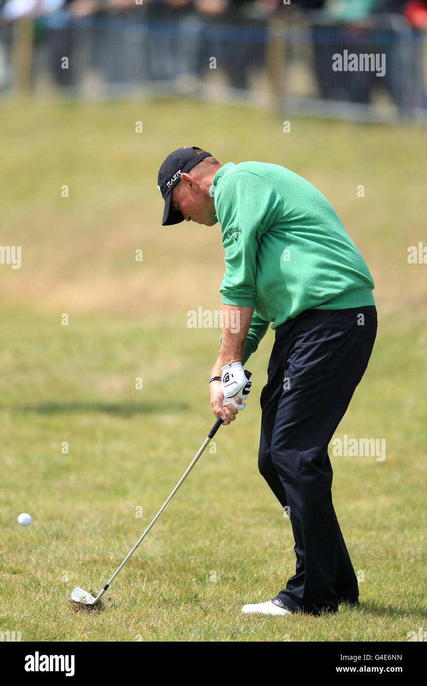 Golf - Campionato aperto 2011 - giorno quattro - Royal St George's. Thomas Bjorn, Danimarca Foto Stock