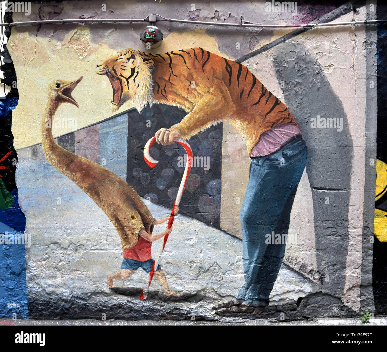 Cinema Cafe in Hackesche Hofe Scheunenviertel Berlino Germania Foto Stock