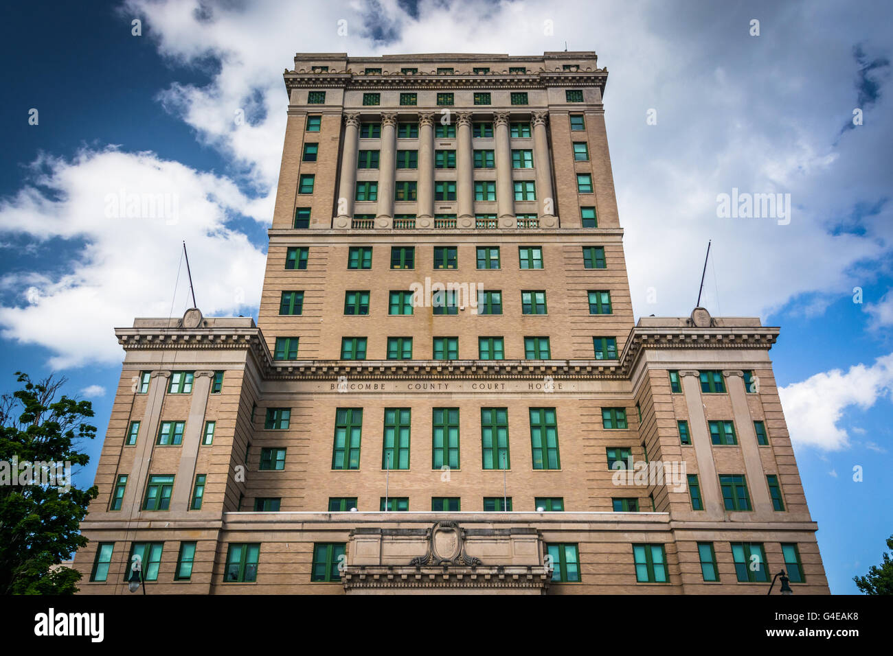 Buncombe County Courthouse in Asheville, North Carolina. Foto Stock