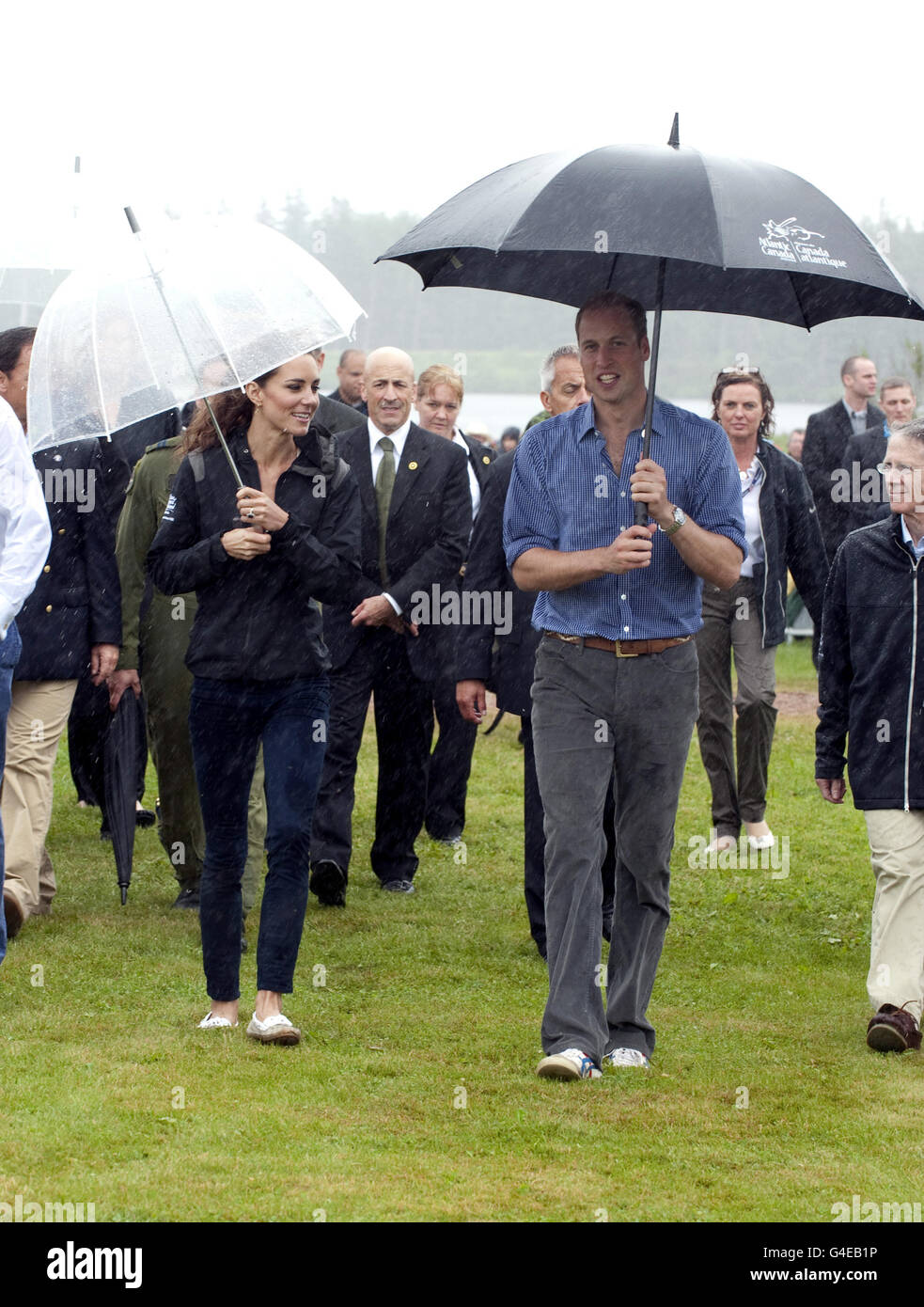 Il Duca e la Duchessa di Cambridge in Canada - Giorno 5 Foto Stock