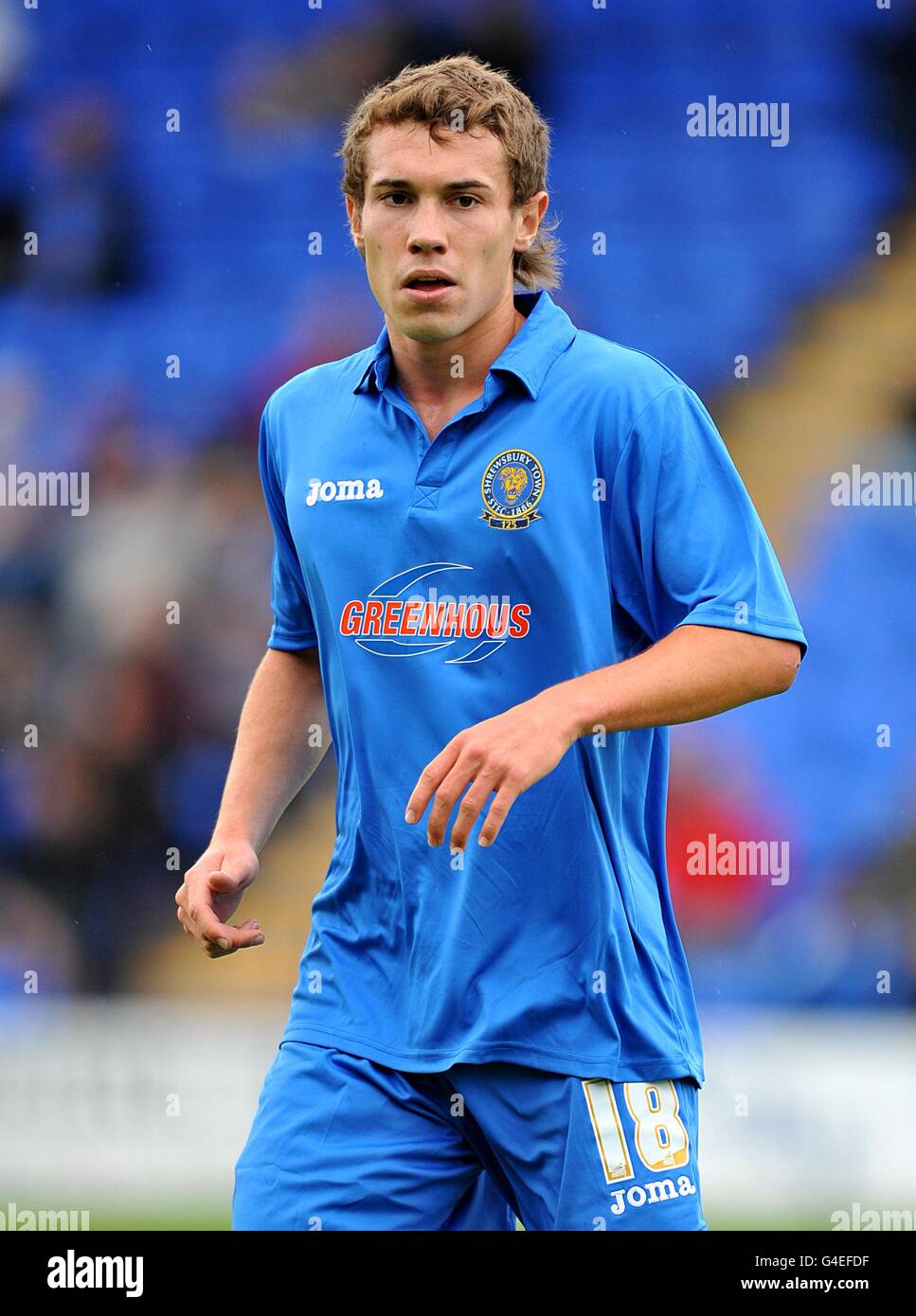 Calcio - pre stagione amichevole - Shrewsbury Town v Manchester United XI - Greenhous Prato Foto Stock