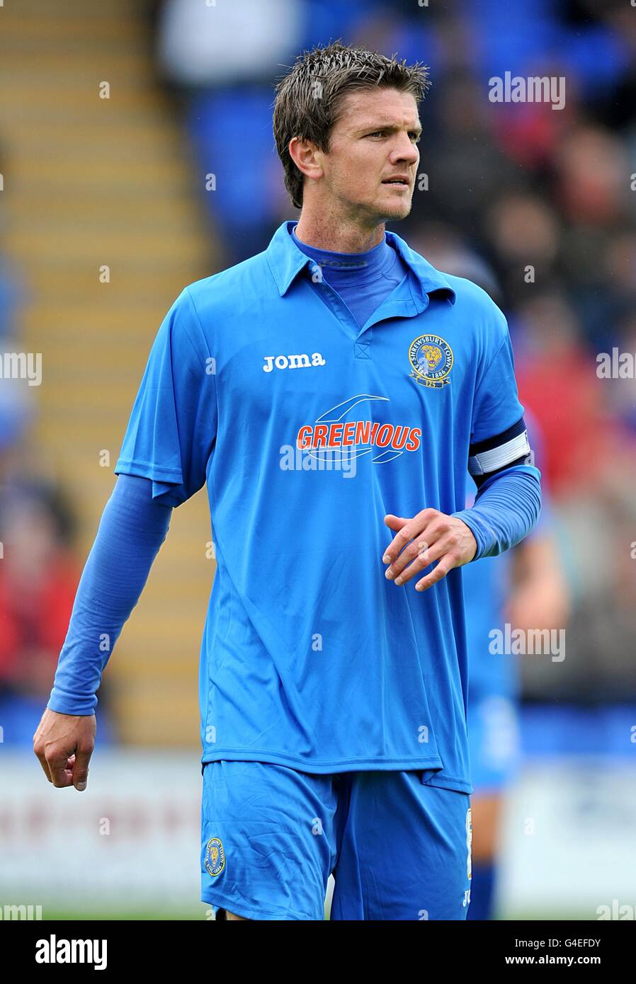 Calcio - pre stagione amichevole - Shrewsbury Town v Manchester United XI - Greenhous Prato Foto Stock