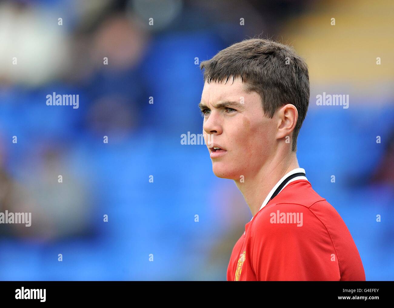 Calcio - pre stagione amichevole - Shrewsbury Town v Manchester United XI - Greenhous Prato Foto Stock