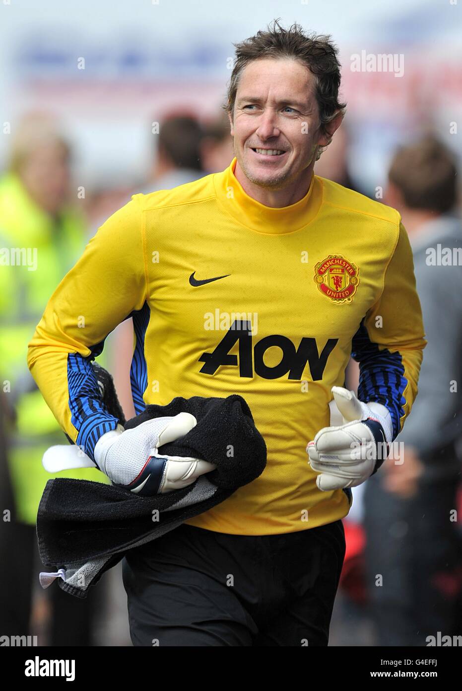 Calcio - pre stagione amichevole - Shrewsbury Town v Manchester United XI - Greenhous Prato Foto Stock